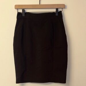 H&M Classic Black Pencil Skirt